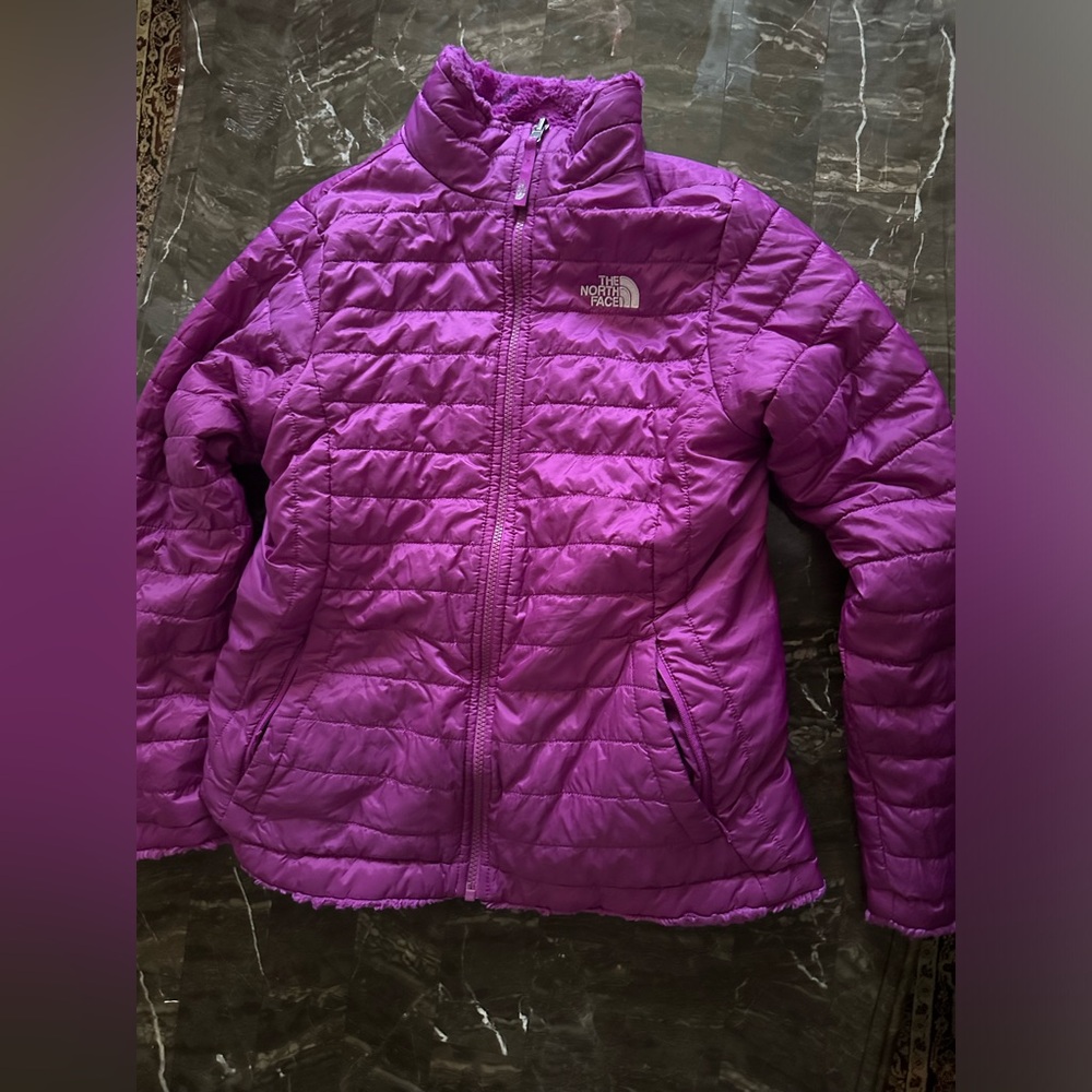 The North Face purple coat/jacket with warm interior